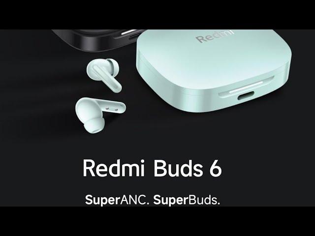 Redmi Buds 6 -  Earbuds Hybrid ANC Premium Dual-Driver Sound, Quad-Mic AI ENC 42 Hours Playback