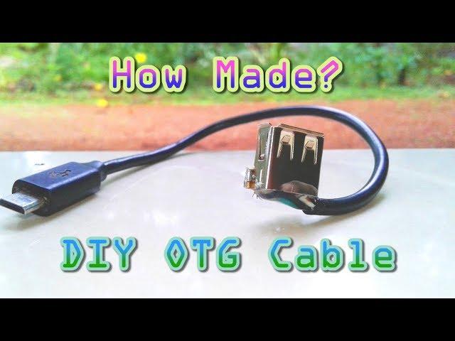 DIY OTG Cable || How to Make Your Own OTG Cable From Scrap? #otg