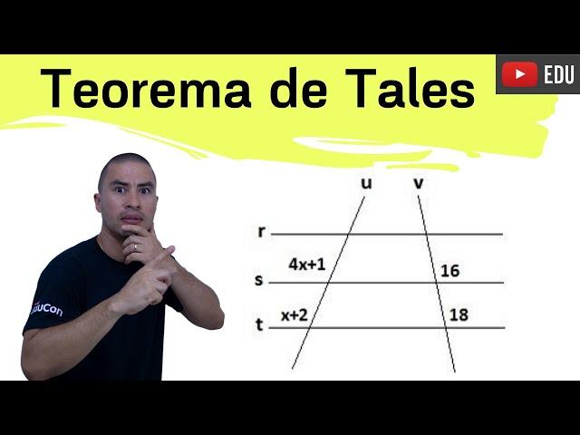 FÁCIL e RÁPIDO | TEOREMA DE TALES | GEOMETRIA