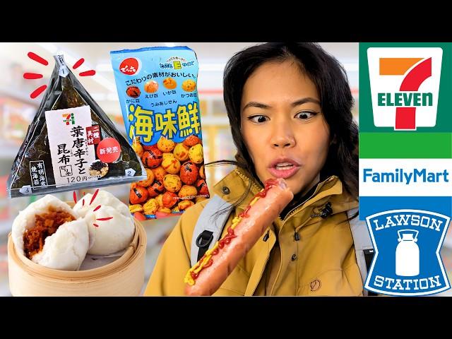 Rating Japanese CONVENIENCE STORE Snacks! 7-Eleven, FamilyMart, Lawson