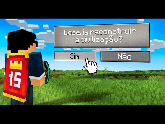 Sobrevivi 100 dias como o PREFEITO no Minecraft - O FILME