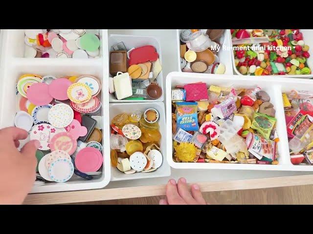 Miniature kitchen set installation ASMR Re-ment collection