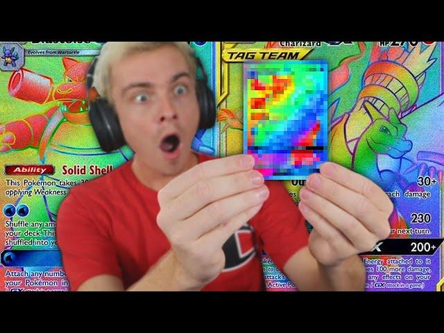 i got a RAINBOW RARE Pokemon Card!!!