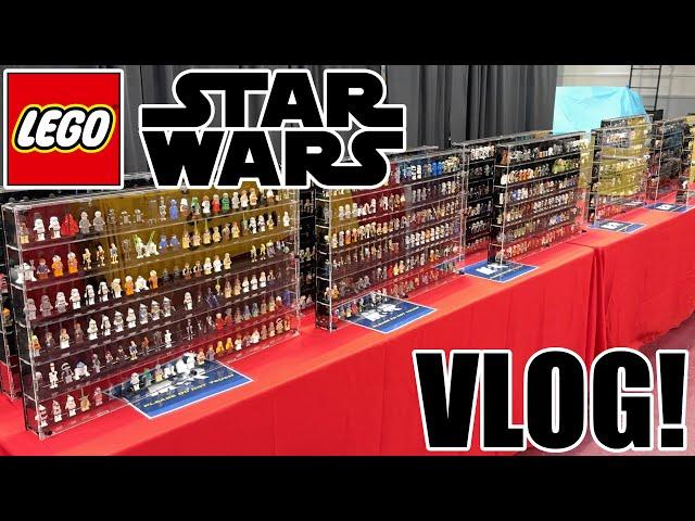 Displaying EVERY LEGO Star Wars Minifig & Selling LEGO at a LEGO Convention! (MandR Vlog)