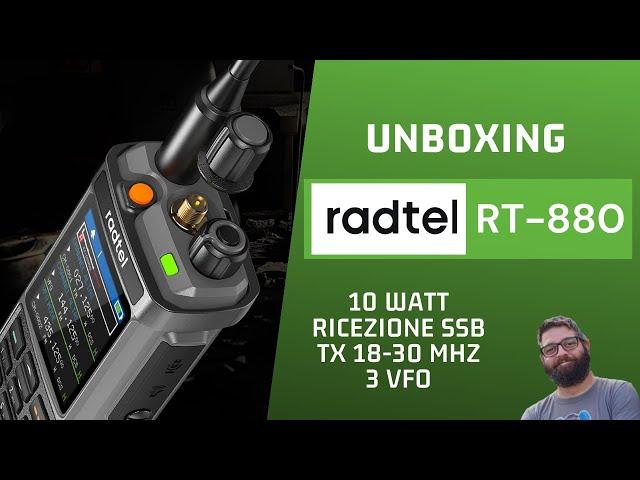 Radioamatori- Unboxing Radtel RT-880