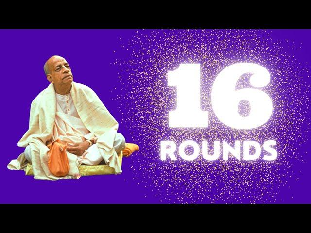 Srila Prabhupada Chanting Japa (1 round = 7.15 mins) 16 rounds