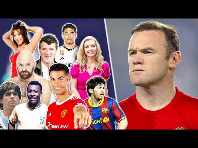 Celebrities And Footballers Talking About Wayne Rooney