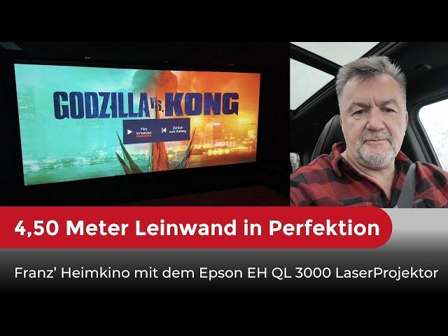 4,50 Meter Leinwand in Perfektion: Franz' Heimkino mit dem Epson EH QL 3000 LaserProjektor