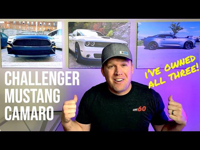 Dodge Challenger vs Ford Mustang vs Chevy Camaro - Who Makes The Best Muscle/Performance Car?