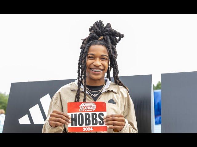 Aleia Hobbs dominates 100m at Adidas Atlanta City Games