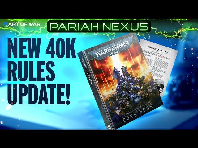 NEW Changes to Pariah Nexus, Core Rules, and Faction FAQ Updates!