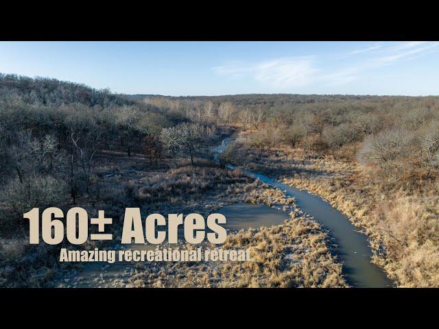 160+/- acre Kansas outdoor paradise - Kansas Recreational Land For Sale