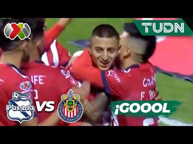 ¡'PIOJO' ALVARADO adelanta a CHIVAS! | Puebla 0-1 Chivas | AP2023-J13 | Liga Mx | TUDN