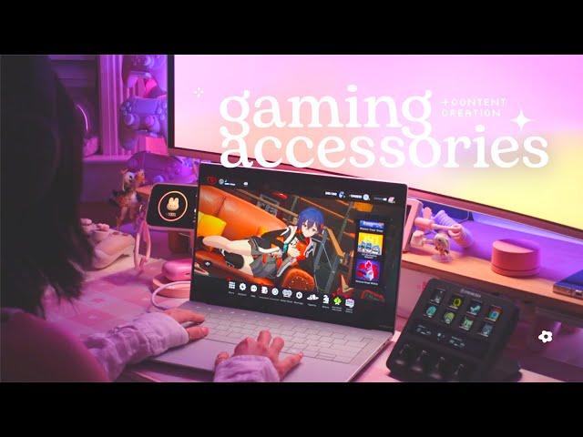  a gaming tech haul for gamers + content creators | useful accessories for all types of creators 