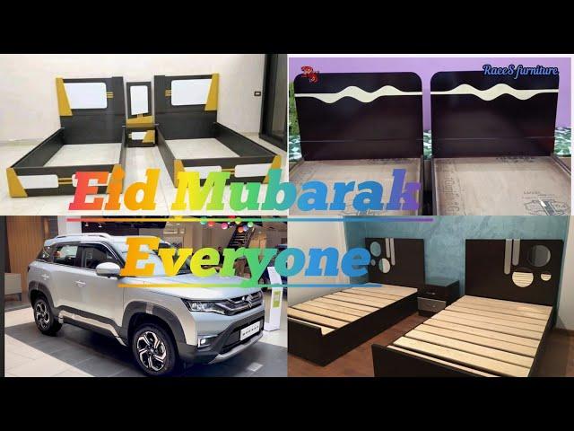 Mubarak Eid Mubarak Raees Furniture Works | Bed Tickwood And Plywood | Double Bed | Single Cot