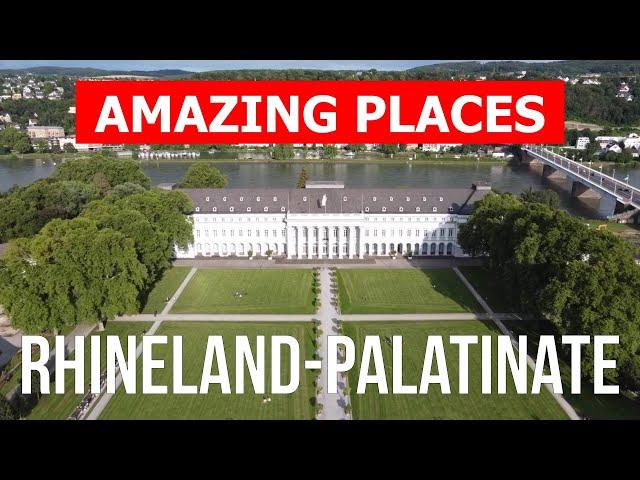 Travel to Rhineland-Palatinate, Germany | Cities, tourism, vacation, overview | Drone 4k video