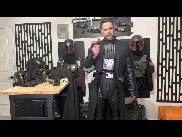 My FULL VADER suit with UPGRADED HELMET and VOICE