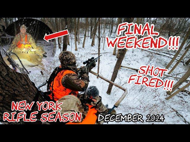 Final Weekend of New York Rifle Season... SHOT FIRED!!!