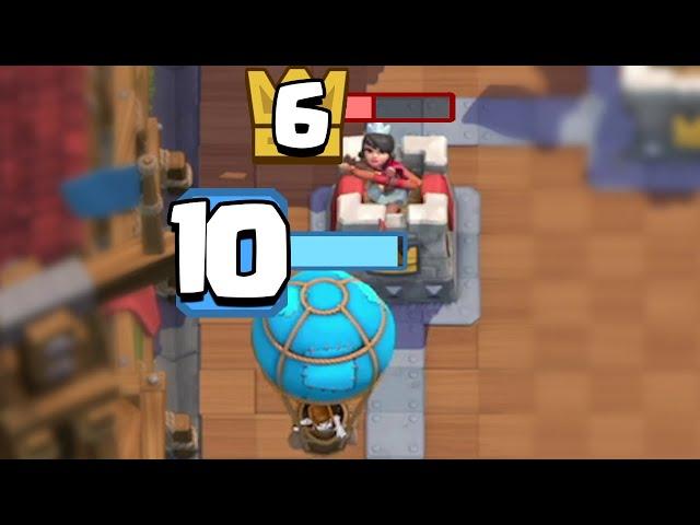 Using OVERLEVELED Balloon in LOW LADDER 