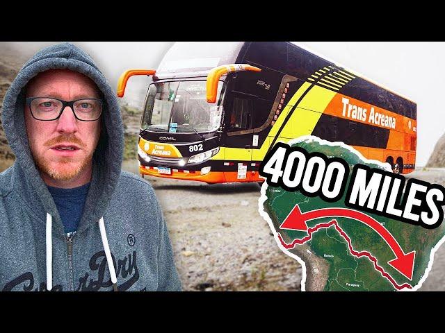 I Took The World's LONGEST Bus Route. It was BRUTAL.