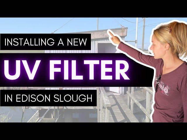 Installing a NEW UV FILTER in Edison Slough