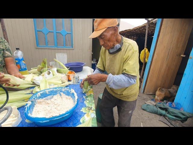 Asiendo las ricas humintas con el tío Adrián