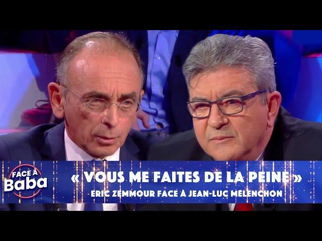 "Vous me faites de la peine" : Eric Zemmour face à Jean-Luc Mélenchon