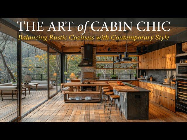 The Comfortable of Cabin Design: Blending Rustic Charm and Urban Chic