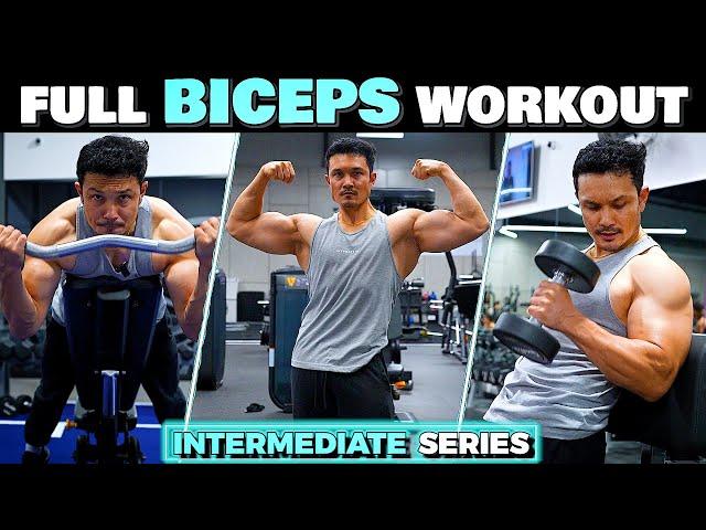 BIG BICEPS WORKOUT for INTERMEDIATE in HINDI |BICEPS वर्कआउट इंटरमीडिएट के लिए|