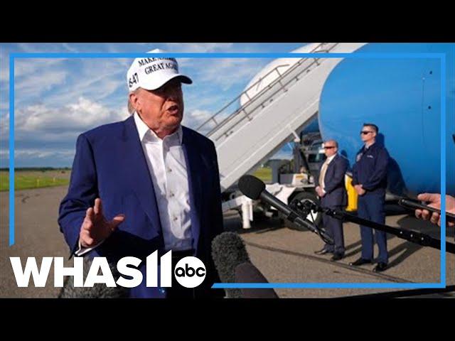 President Trump criticizes Putin after massive Russian attack on Ukraine