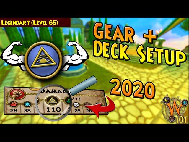 Wizard101: Legendary (60) Myth Gear + Deck Setup 2020