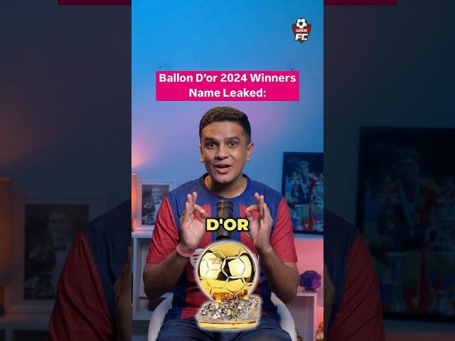 Ballon D’or 2024 Winner Leaked  #ballodor #vinijr #rodri #judebellingham