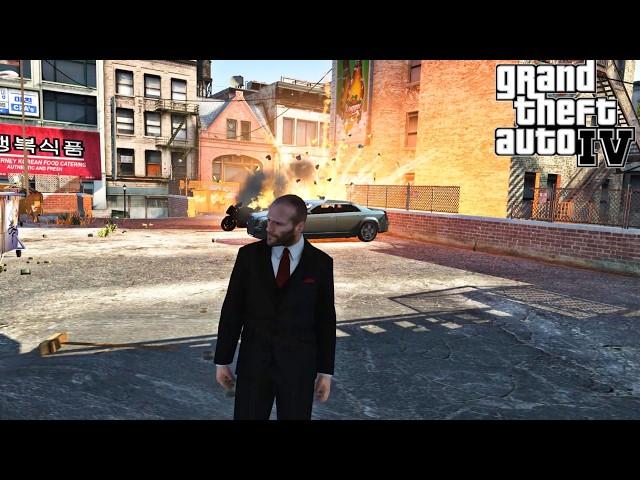 Jason Statham Style - High Action And Brutal Kills Gameplay | GTA IV PC ( No HUD )