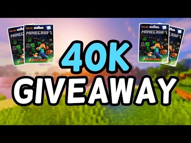 40,000 Subscriber Minecraft Account Giveaway (x4)