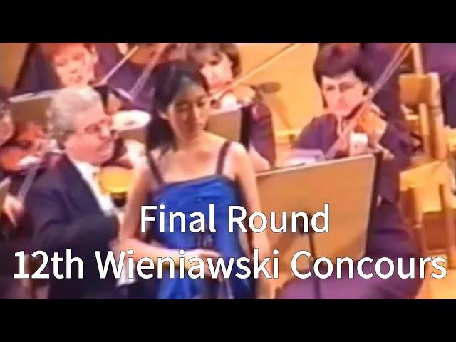 Finals of 12th Wieniawski ConcoursSibelius Concerto & Wieniawski Polonaise - Soojin Han (aged 15)