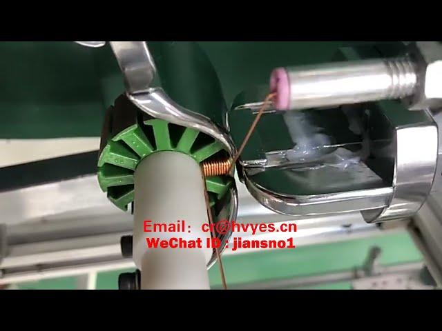 Automatic high-speed model airplane stator brushless flying fork winding machine