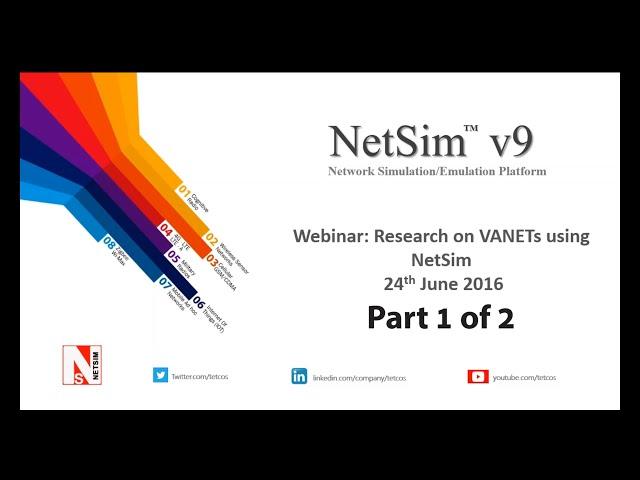 NetSim-Network Simulator & Emulator  |  VANET | Research on VANETs using NetSim Part 1 of 2