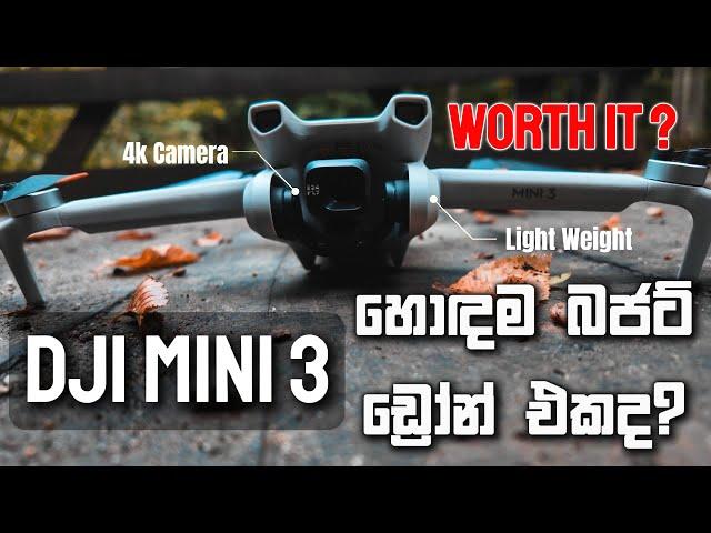 Dji Mini 3 හොඳම බජට් ඩ්‍රෝන් එකද? 2024 ටත් වටිනවද?