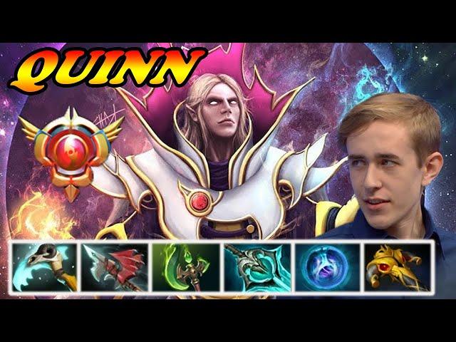 Quinn Invoker mid Grandmaster combos DPS build | QUINN Dota 2