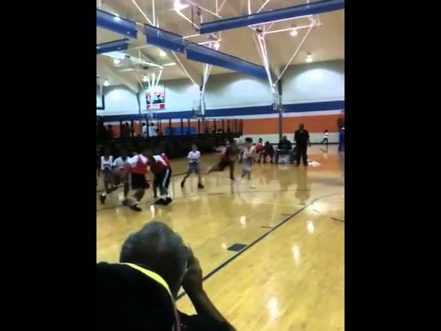 Anthony Foster 1st basketball game