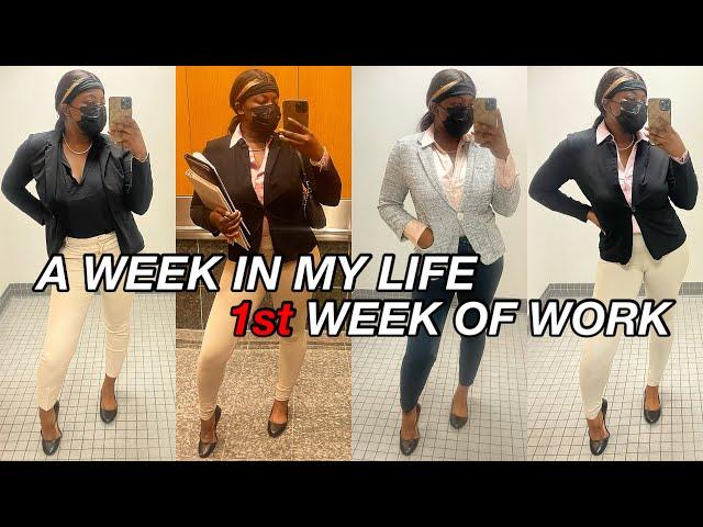 vlog: week in the life of a working gworl | adjusting to a new job, car issues, networking & MORE!