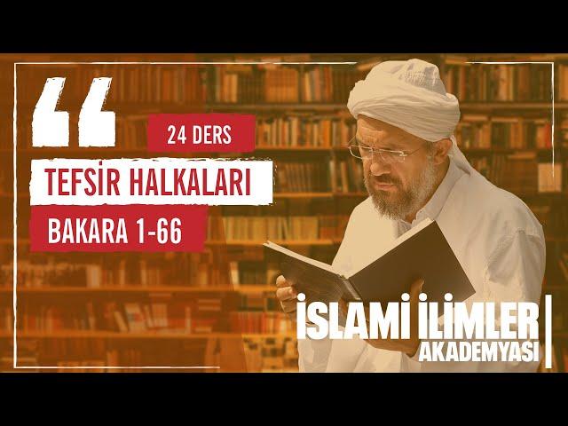 Tefsir 1/1 - Fatiha Sûresi (01-07) - İhsan Şenocak