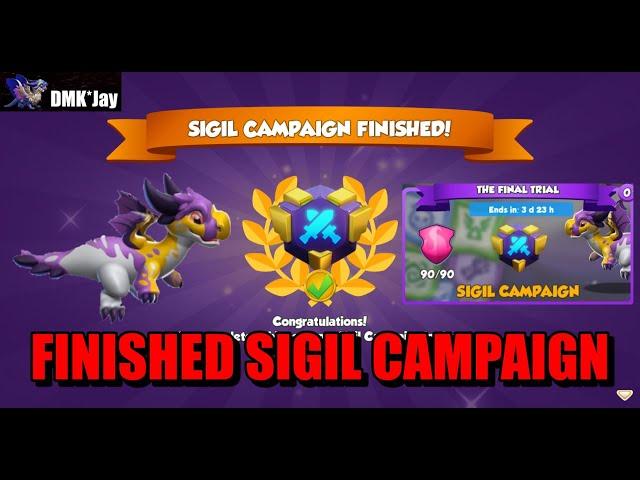 FINISHED SIGIL CAMPAIGN  - Dragon Mania Legends - (DMK*Jay) 드래곤 매니아 레전드