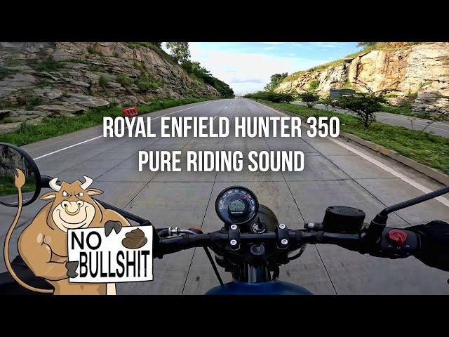 Royal Enfield Hunter 350 - Pure Riding Sound