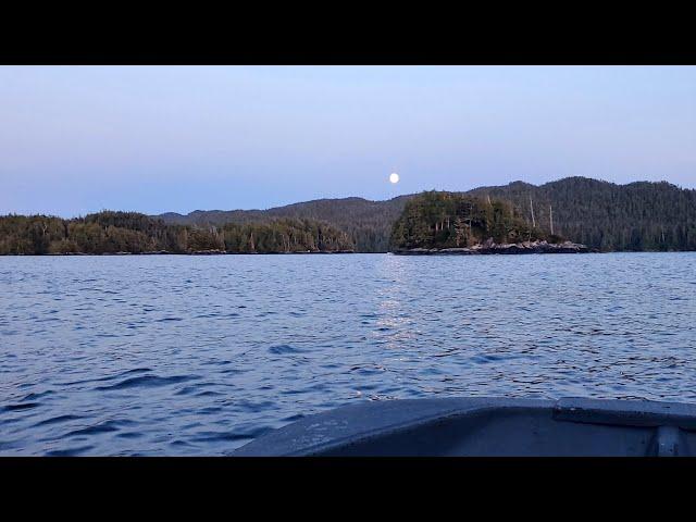 Exploring a lagoon in Queen Charlotte Strait.