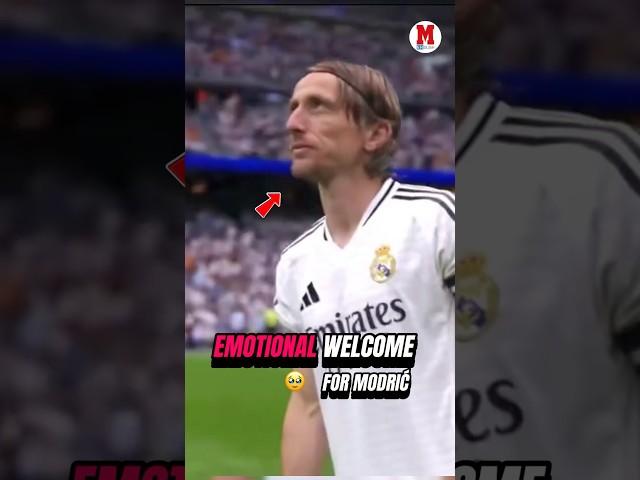 A legend’s goodbye: The Bernabéu rises for Luka Modrić one last time  #realmadrid #soccer