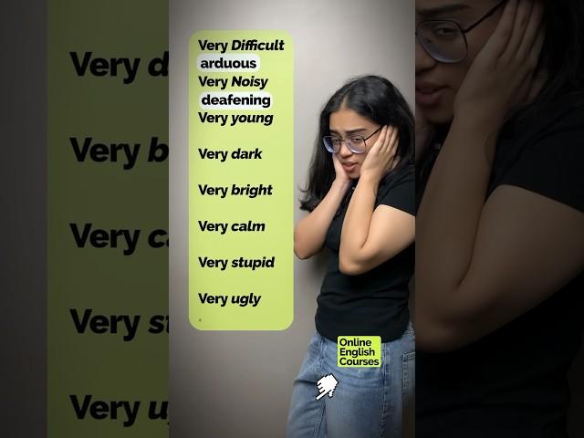 Stop Saying VERY | Learn Advanced English Words  #shorts #stopvery #ananya #advancedenglish #very