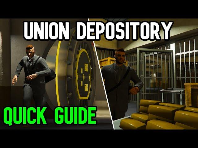 Gta 5 Union Depository Contract Solo Guide - Union Depository heist