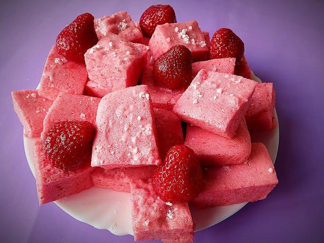 КЛУБНИЧНОЕ СУФЛЕ / Нежный Клубничный десерт / Летний легкий десерт из КЛУБНИКИ / Вкусный десерт