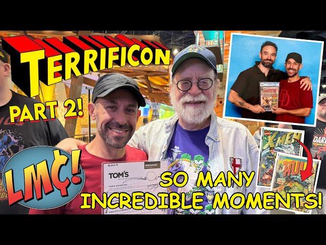 Epic Comic Trades, Celebrity Meetups, and a Very Special Menu: Terrificon 2024 - PART 2!